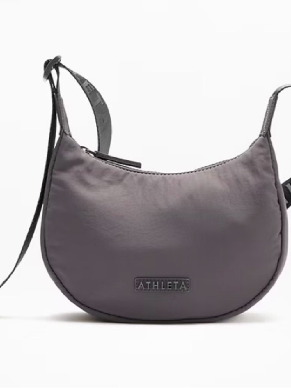 Athleta Crescent Crossbody Bag in Slate Gray